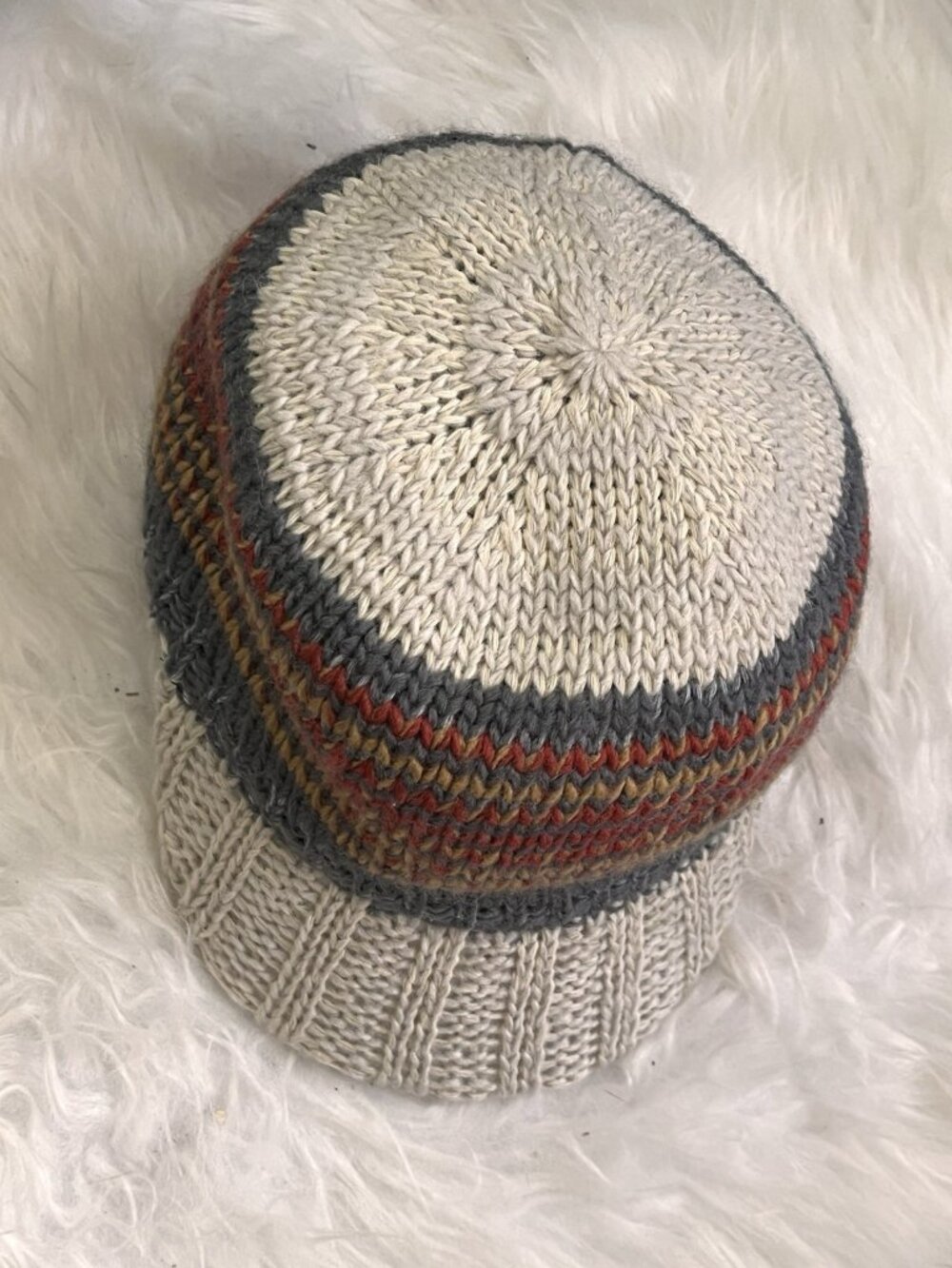 SCALA Handmade Wool Blend Multi-Color Knit Hat Cap Women's One Size - Picture 6 of 8